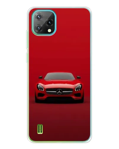 Чехол для Blackview Oscal C60 с картинкой «Красный Mercedes AMG»