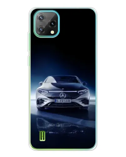 Чехол для Blackview Oscal C60 с картинкой «Ночной Mercedes EQ»
