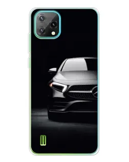Чехол для Blackview Oscal C60 с картинкой «Свет фар Mercedes»