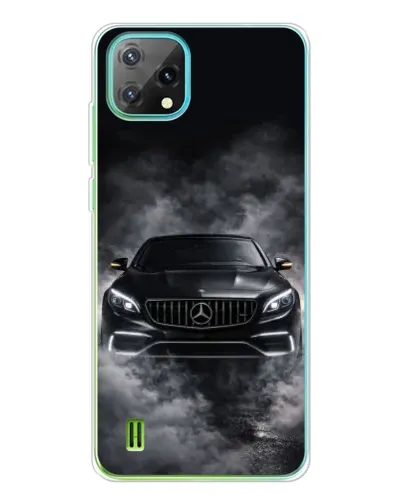 Чехол для Blackview Oscal C60 с картинкой «Mercedes в дыму»