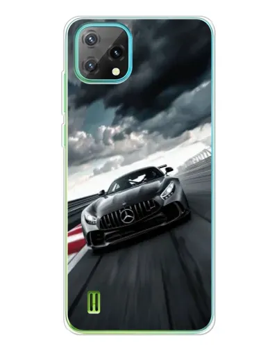 Чехол для Blackview Oscal C60 с картинкой «Гоночный Mercedes AMG»
