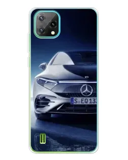 Чехол для Blackview Oscal C60 с картинкой «Mercedes EQ — будущее»