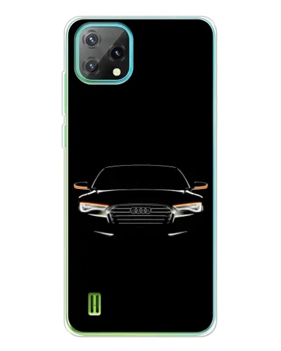 Чехол для Blackview Oscal C60 с картинкой «Audi — ночной контур»