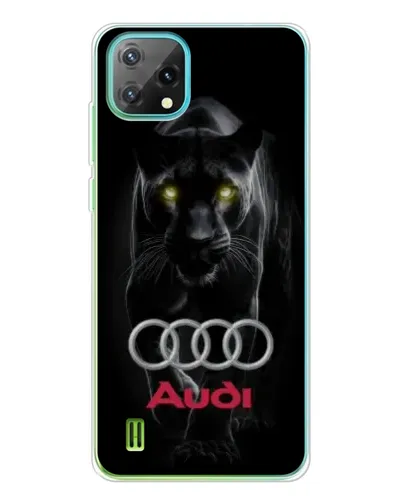 Чехол для Blackview Oscal C60 с картинкой «Пантера и Audi»