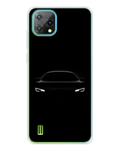 Чехол для Blackview Oscal C60 с картинкой «Взгляд Audi в темноте»