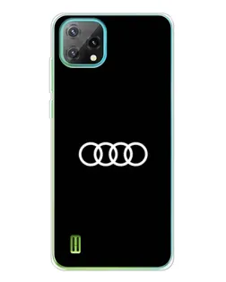 Чехол для Blackview Oscal C60 с картинкой «Audi White Logo»