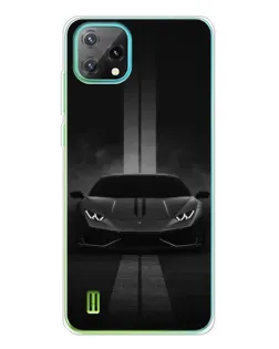 Чехол для Blackview Oscal C60 с картинкой «Lamborghini симметрия дорог»