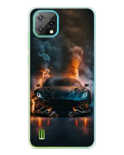 Чехол для Blackview Oscal C60 с картинкой «Lamborghini дымная эстетика» Чехол для Blackview Oscal C60 с картинкой «Lamborghini дымная эстетика»