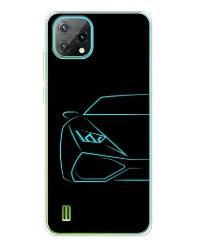Чехол для Blackview Oscal C60 с картинкой «Голубой силуэт Lamborghini» Чехол для Blackview Oscal C60 с картинкой «Голубой силуэт Lamborghini»