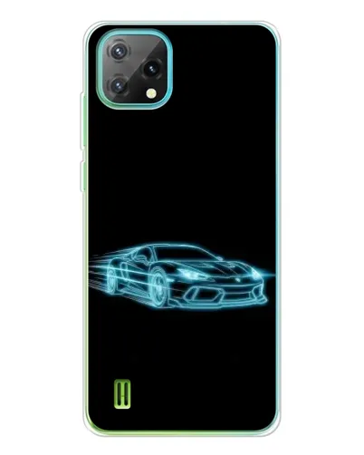Чехол для Blackview Oscal C60 с картинкой «Неоновый контур Lamborghini» Чехол для Blackview Oscal C60 с картинкой «Неоновый контур Lamborghini»