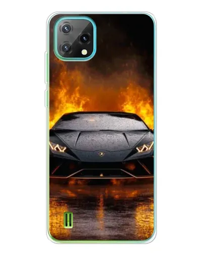 Чехол для Blackview Oscal C60 с картинкой «Lamborghini в огне» Чехол для Blackview Oscal C60 с картинкой «Lamborghini в огне»