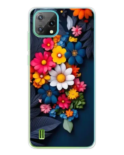 Чехол для Blackview Oscal C60 с картинкой «Цветочная феерия»