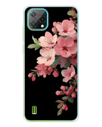 Чехол для Blackview Oscal C60 с картинкой «Розовая ветка сакуры»