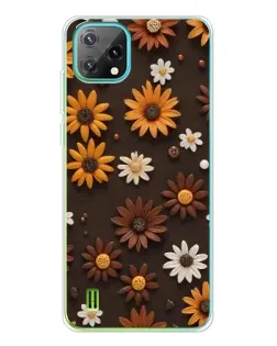 Чехол для Blackview Oscal C60 с картинкой «Узор из маленьких подсолнухов» Чехол для Blackview Oscal C60 с картинкой «Узор из маленьких подсолнухов»