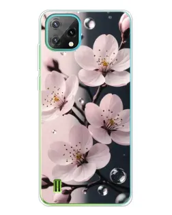 Чехол для Blackview Oscal C60 с картинкой «Нежная сакура и капли» Чехол для Blackview Oscal C60 с картинкой «Нежная сакура и капли»