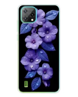 Чехол для Blackview Oscal C60 с картинкой «Фиолетовые цветы с росою» Чехол для Blackview Oscal C60 с картинкой «Фиолетовые цветы с росою»