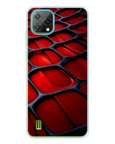 Чехол для Blackview Oscal C60 с картинкой «Красная глянцевая сетка» Чехол для Blackview Oscal C60 с картинкой «Красная глянцевая сетка»