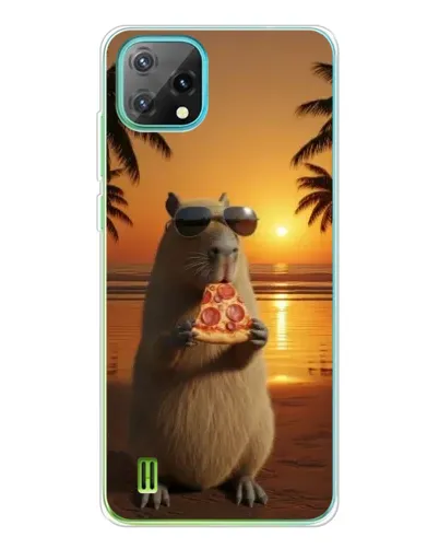 Чехол для Blackview Oscal C60 с картинкой «Капибара с пиццей» Чехол для Blackview Oscal C60 с картинкой «Капибара с пиццей»