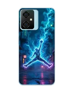 Чехол для Blackview Oscal C70 с картинкой «Jordan Gold Jumpman»