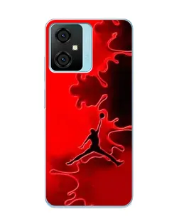 Чехол для Blackview Oscal C70 с картинкой «Jordan Red Smoke»