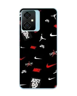 Чехол для Blackview Oscal C70 с картинкой «Nike Mix Pattern»