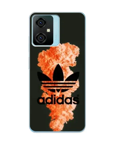Чехол для Blackview Oscal C70 с картинкой «Оранжевый дым Adidas»