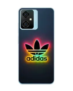 Чехол для Blackview Oscal C70 с картинкой «Неоновый Adidas»