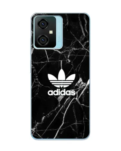 Чехол для Blackview Oscal C70 с картинкой «Белый мрамор Adidas»