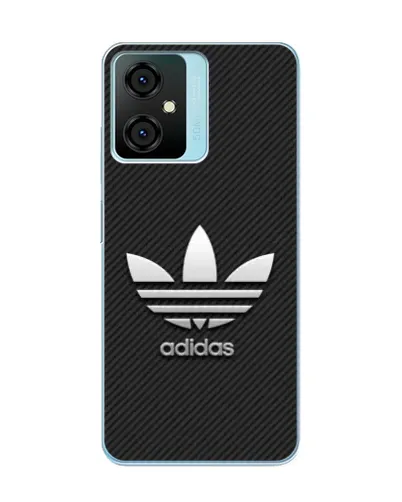 Чехол для Blackview Oscal C70 с картинкой «Adidas Карбоновая текстура»