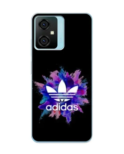 Чехол для Blackview Oscal C70 с картинкой «Взрыв красок Adidas»