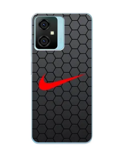 Чехол для Blackview Oscal C70 с картинкой «Nike — карбоновая сетка»