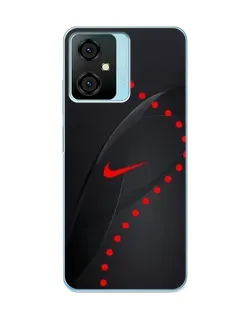 Чехол для Blackview Oscal C70 с картинкой «Абстрактный дизайн Nike»