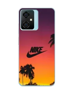 Чехол для Blackview Oscal C70 с картинкой «Nike на закате солнца»