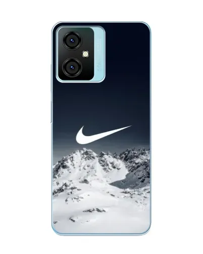 Чехол для Blackview Oscal C70 с картинкой «Nike — зимние горы»