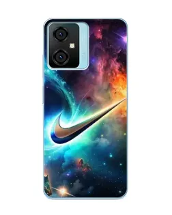 Чехол для Blackview Oscal C70 с картинкой «Космический Nike Swoosh»