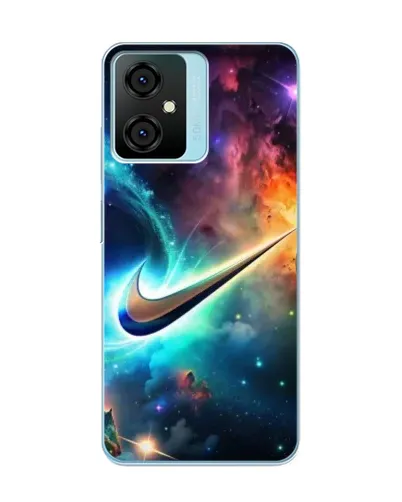 Чехол для Blackview Oscal C70 с картинкой «Космический Nike Swoosh»