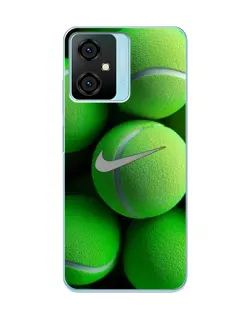 Чехол для Blackview Oscal C70 с картинкой «Теннисные мячи Найк»