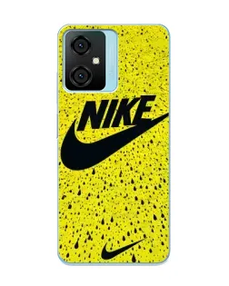 Чехол для Blackview Oscal C70 с картинкой «Желтый текстурный Nike»