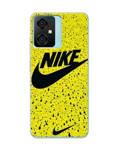 Чехол для Blackview Oscal C70 с картинкой «Желтый текстурный Nike»