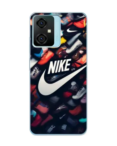 Чехол для Blackview Oscal C70 с картинкой «Коллекция кроссовок Nike»