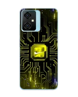 Чехол для Blackview Oscal C70 с картинкой «Nike — золотая искра»