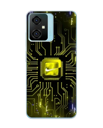 Чехол для Blackview Oscal C70 с картинкой «Nike — золотая искра»