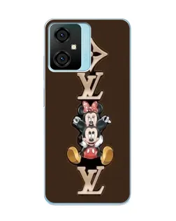 Чехол для Blackview Oscal C70 с картинкой «LV и Микки Маус»