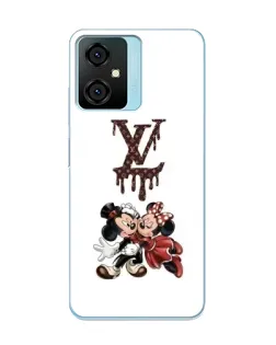 Чехол для Blackview Oscal C70 с картинкой «LV и Микки Маус»