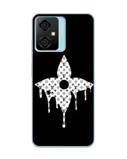 Чехол для Blackview Oscal C70 с картинкой «Цветочная монограмма»