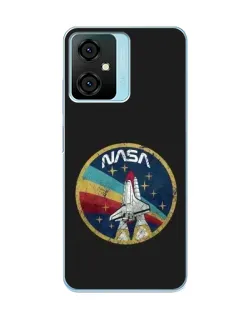 Чехол для Blackview Oscal C70 с картинкой «NASA — эмблема миссии»