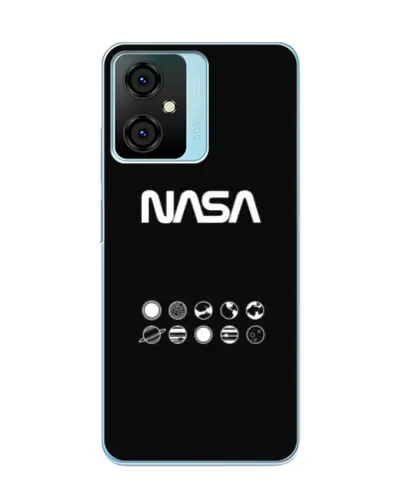 Чехол для Blackview Oscal C70 с картинкой «NASA — технический принт»
