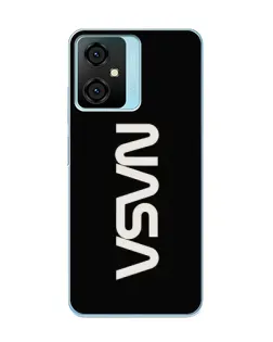 Чехол для Blackview Oscal C70 с картинкой «NASA — вертикальный логотип»