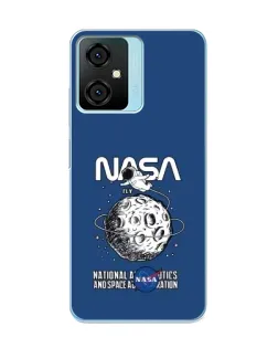 Чехол для Blackview Oscal C70 с картинкой «NASA — лунная миссия»