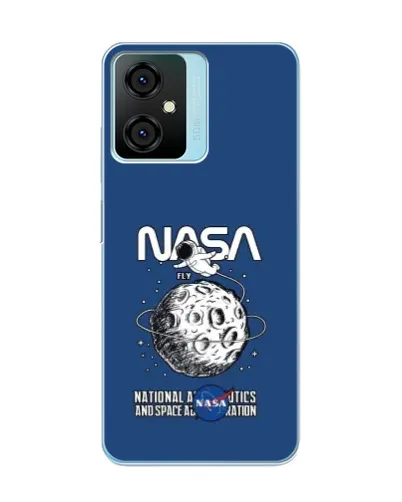 Чехол для Blackview Oscal C70 с картинкой «NASA — лунная миссия»